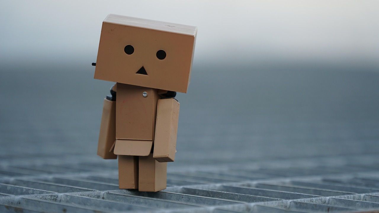 Sad Carton Man